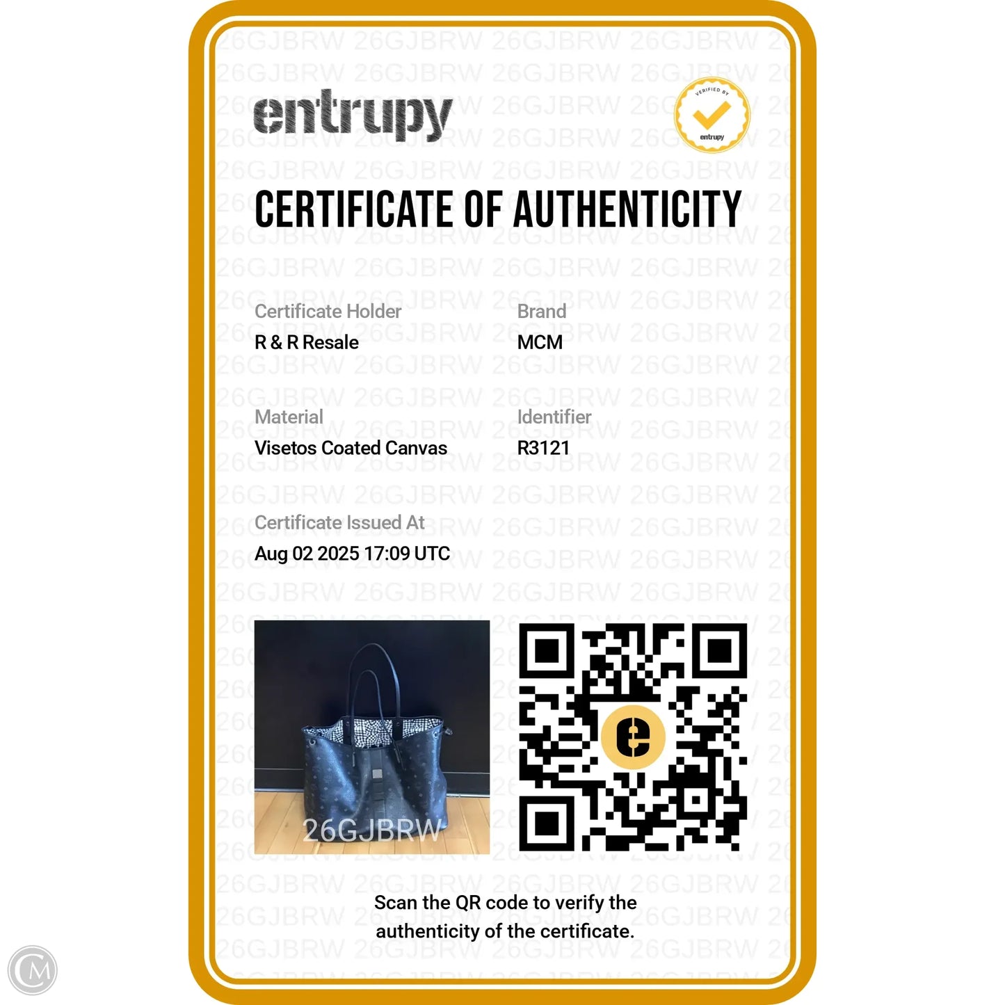 Handbag Luxury Designer By Mcm, Size: Large