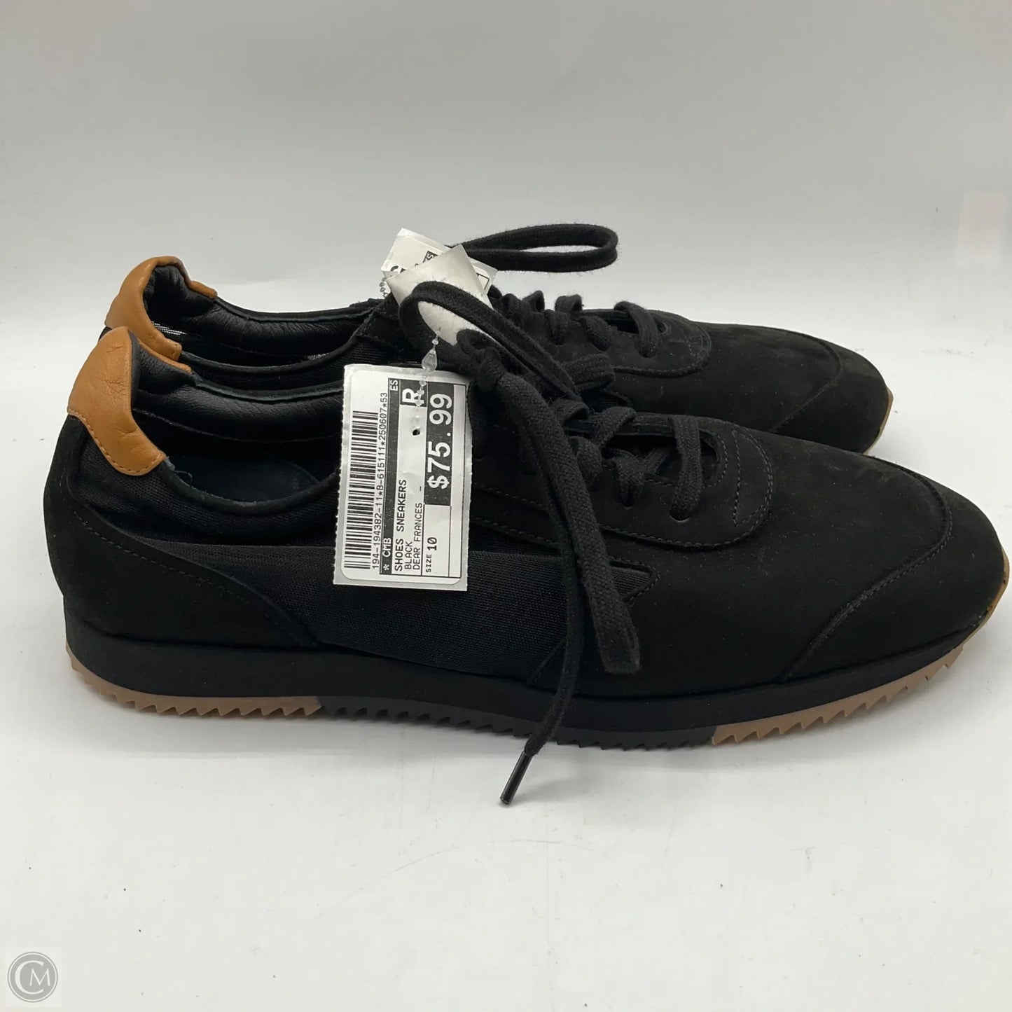 Shoes Sneakers By Dear Frances In Black, Size: 10