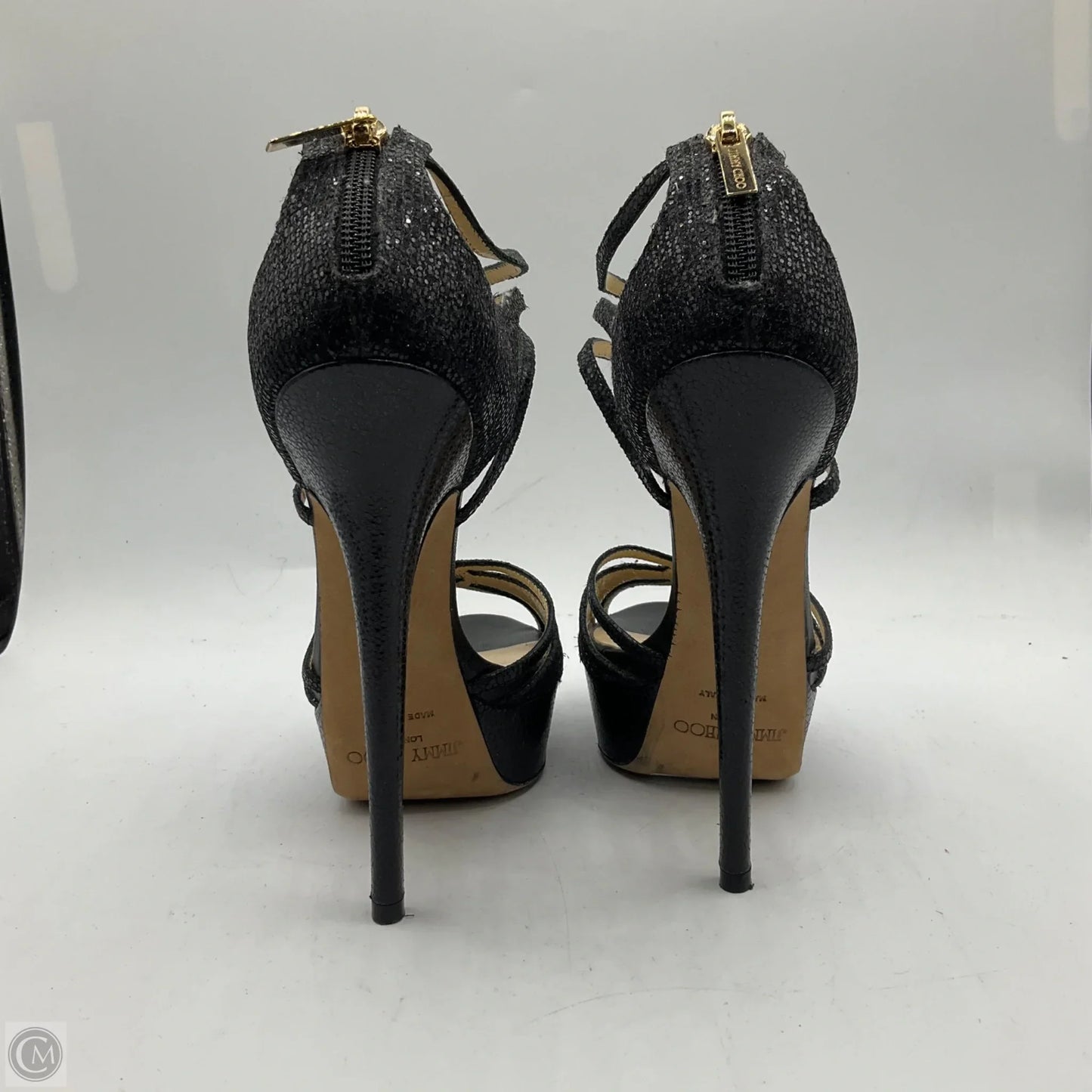Shoes Luxury Designer By Jimmy Choo In Black, Size: 6