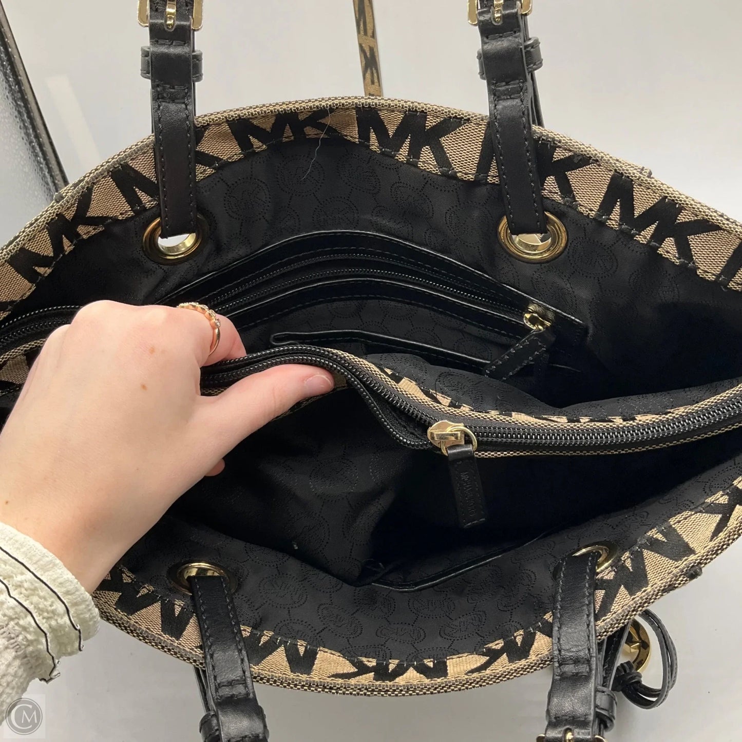 Handbag Designer By Michael Kors, Size: Large