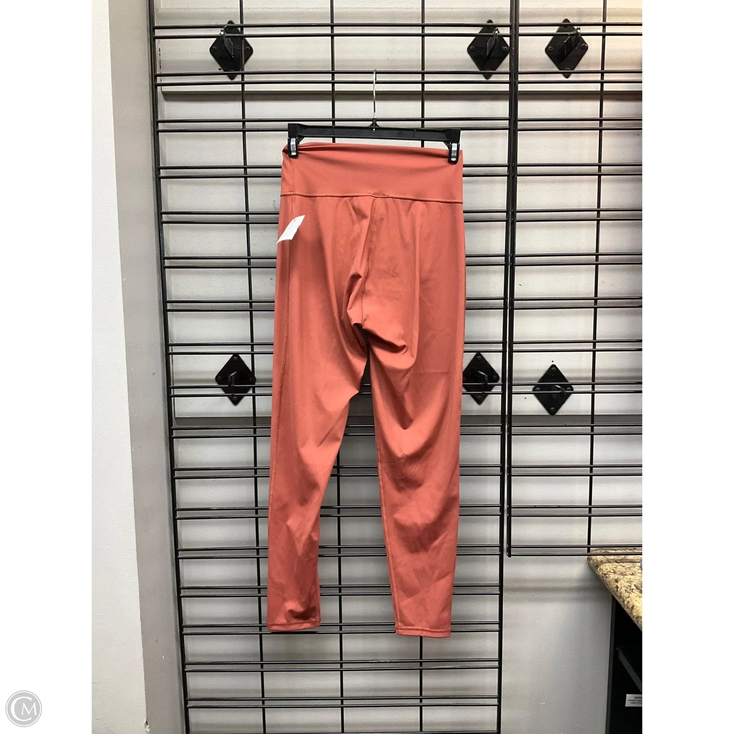 Athletic Leggings By Gym Shark In Orange, Size: M