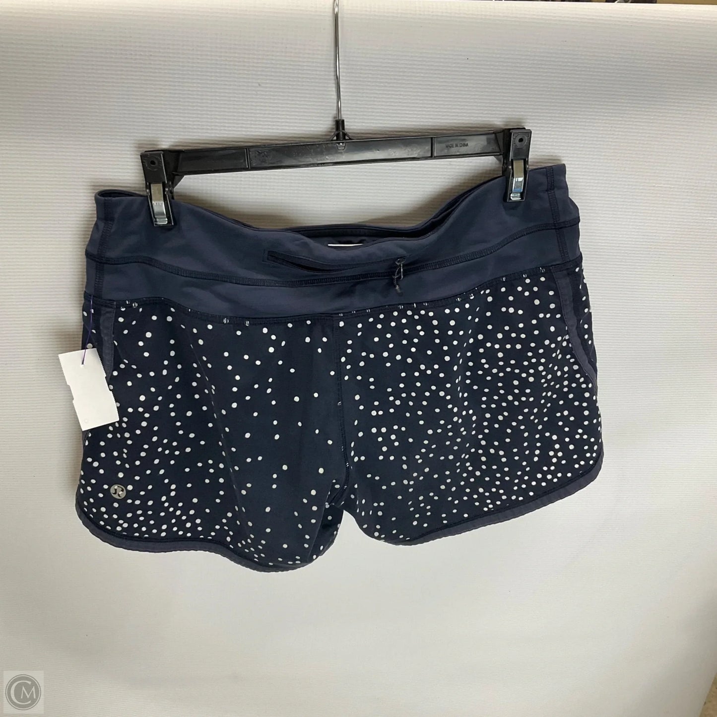 Athletic Shorts By Lululemon In Polkadot Pattern, Size: 6