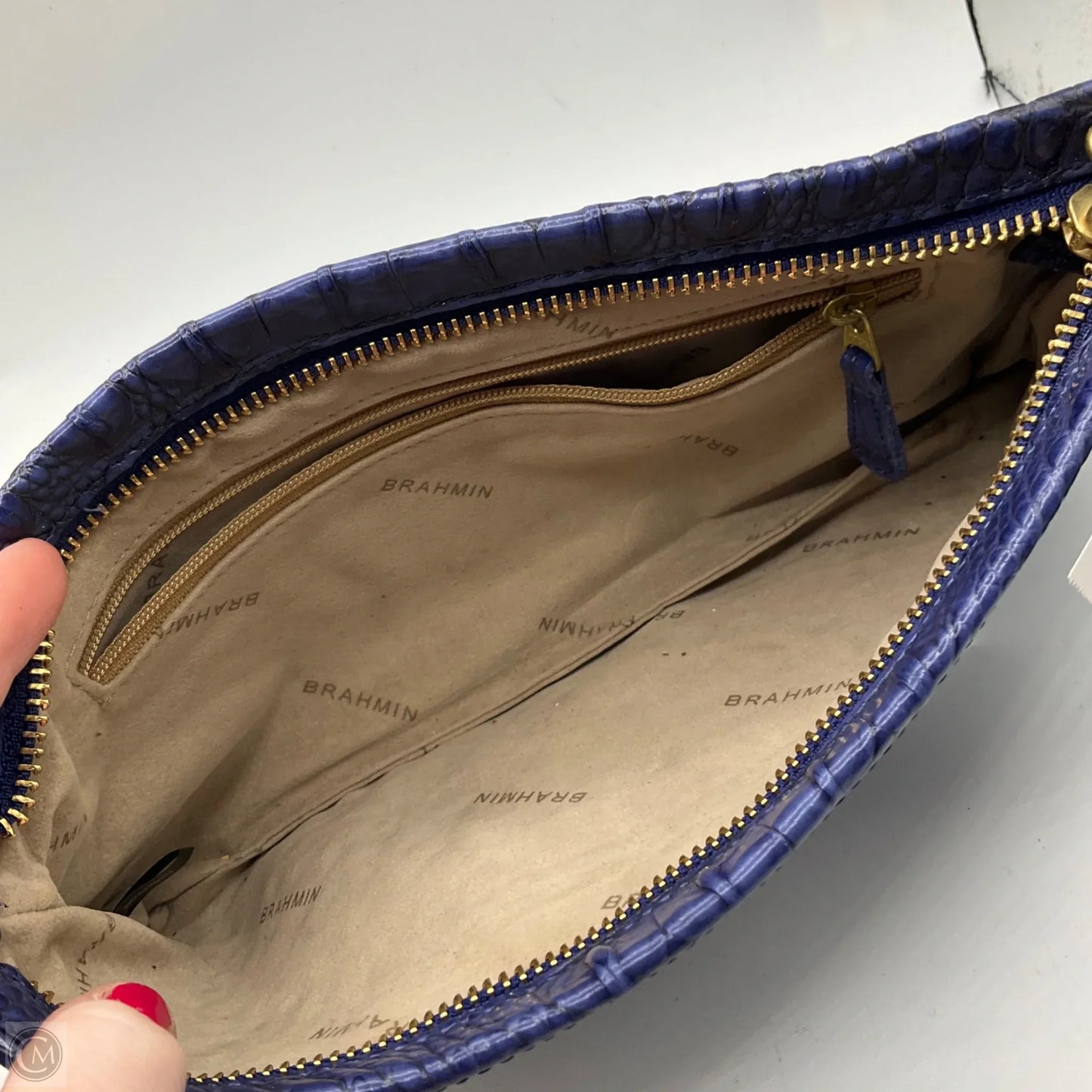 Wristlet Designer By Brahmin, Size: Medium