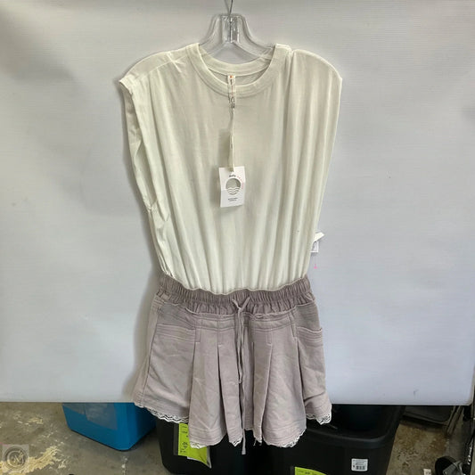 Romper By Daily Practice By Anthropologie In Grey & White, Size: Xs