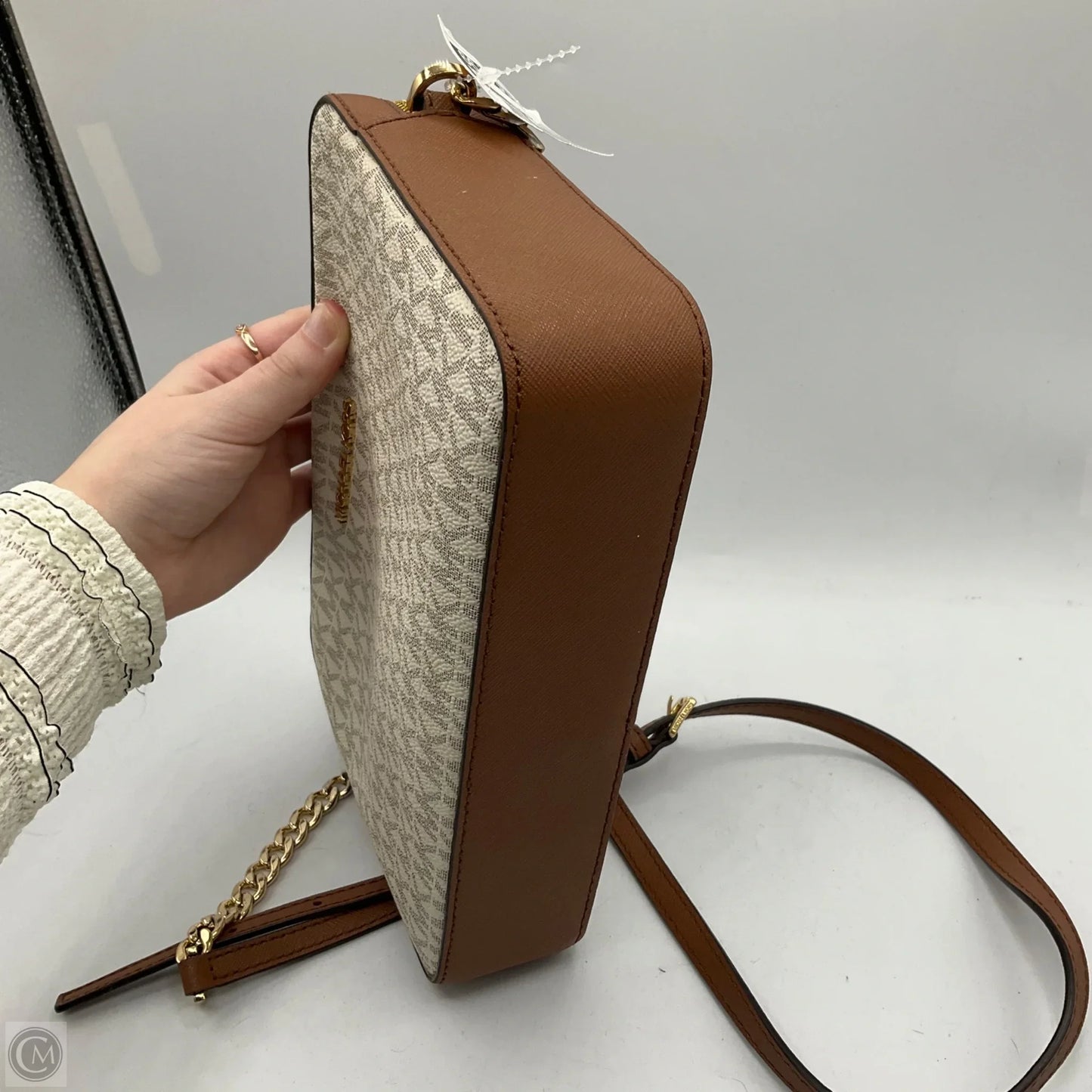 Crossbody Designer By Michael Kors, Size: Medium