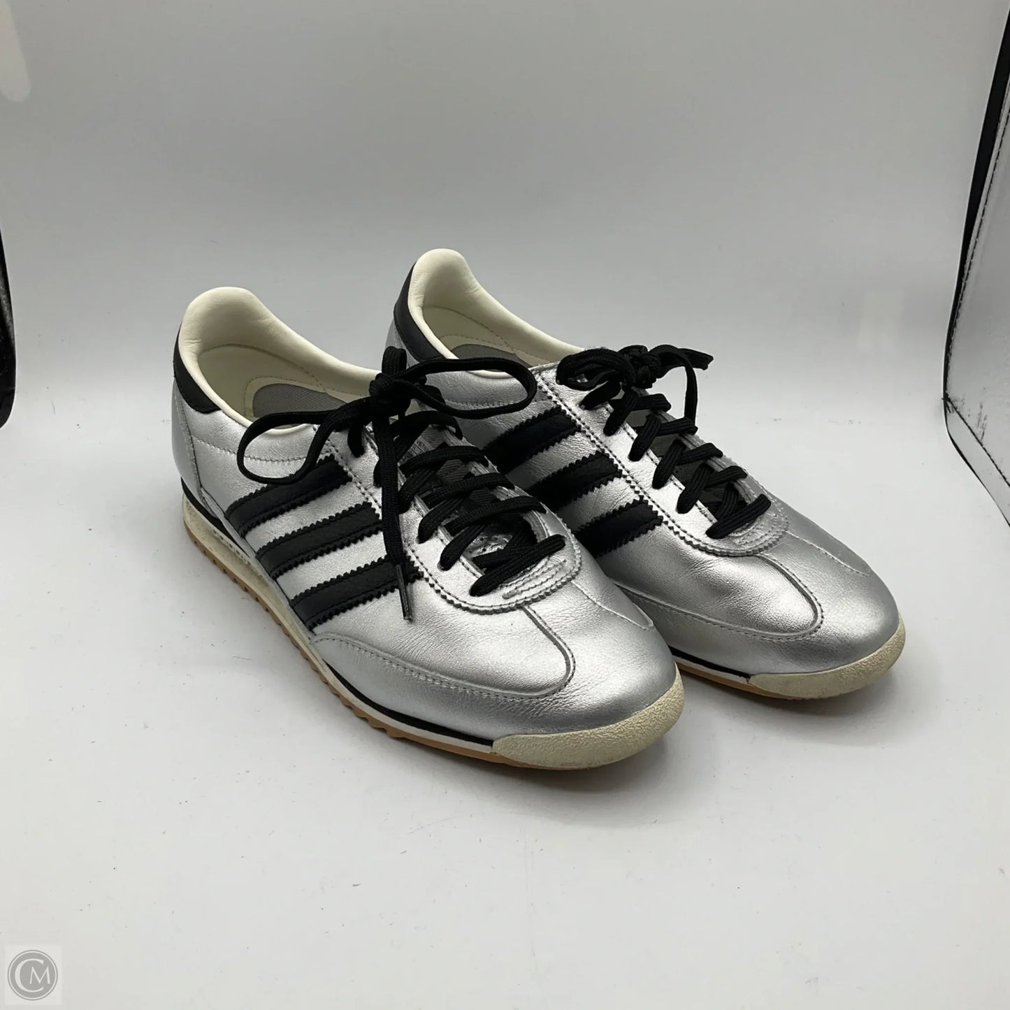 Shoes Sneakers By Adidas In Silver, Size: 7.5