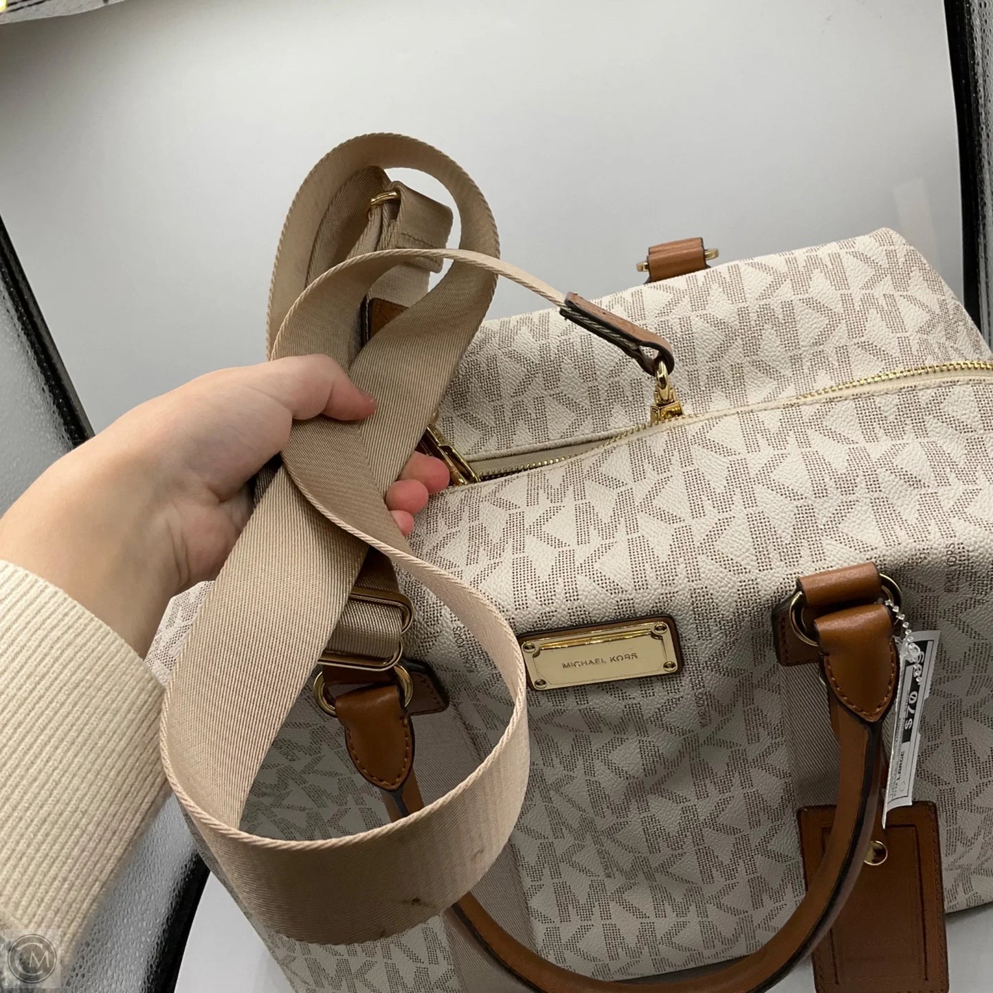 Handbag Designer By Michael Kors, Size: Large