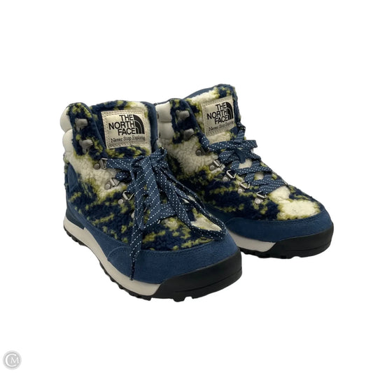 Boots Snow By The North Face In Blue & Green, Size: 7.5