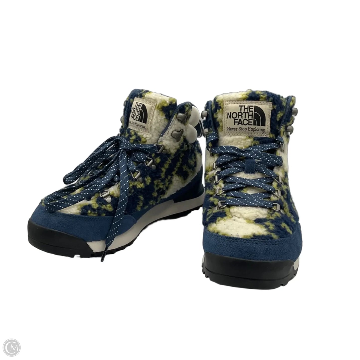 Boots Snow By The North Face In Blue & Green, Size: 7.5
