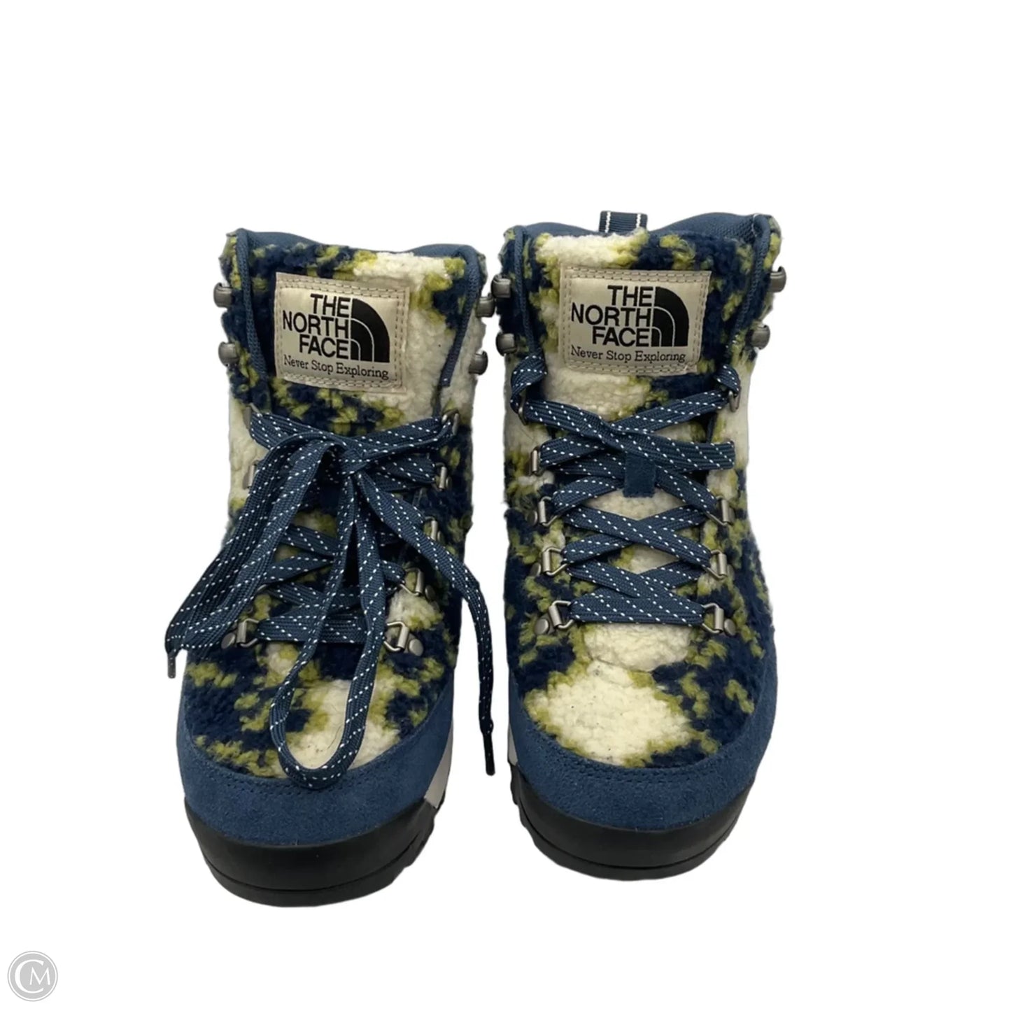 Boots Snow By The North Face In Blue & Green, Size: 7.5
