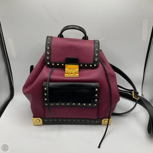 Backpack Luxury Designer By Mcm, Size: Small