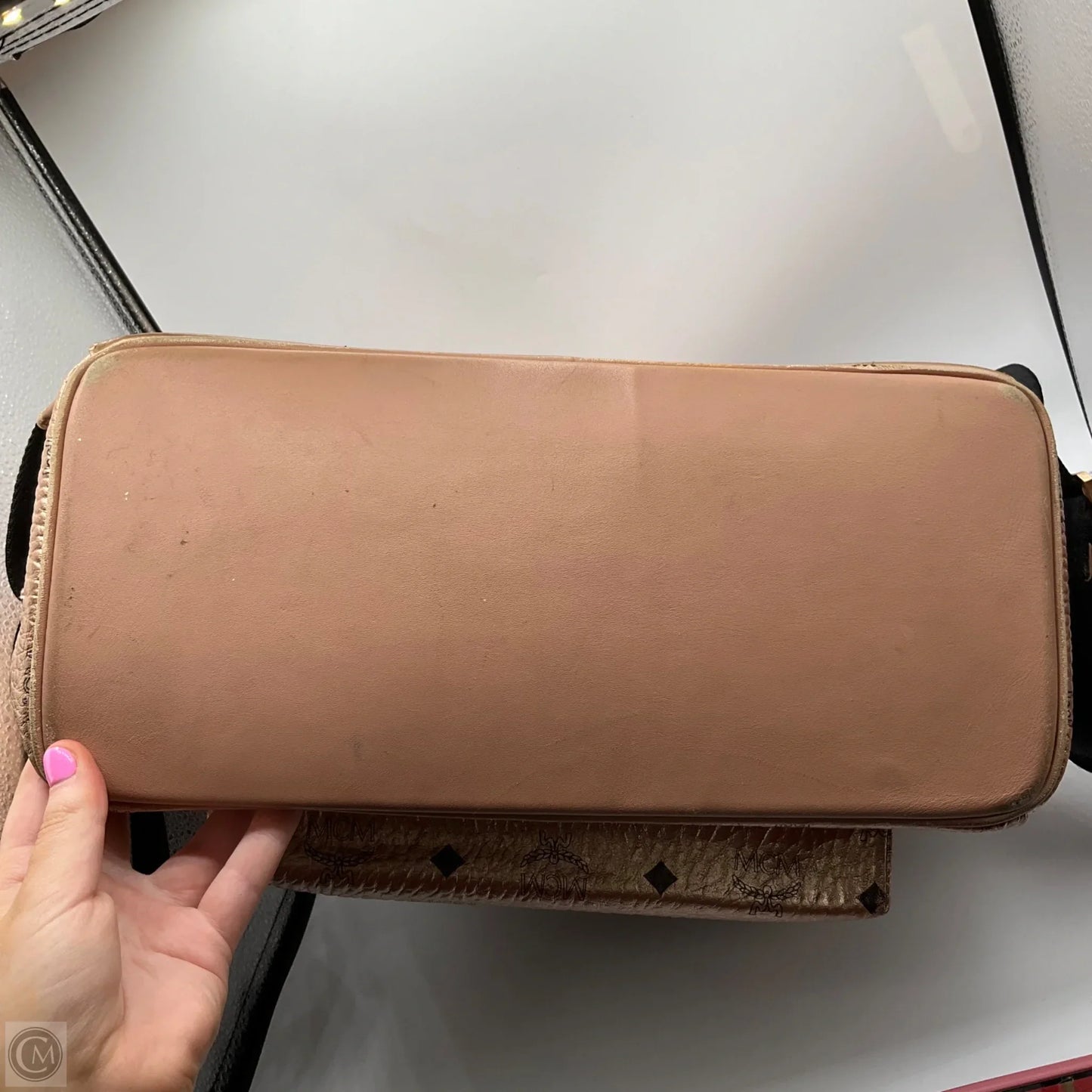 Backpack Luxury Designer By Mcm, Size: Large