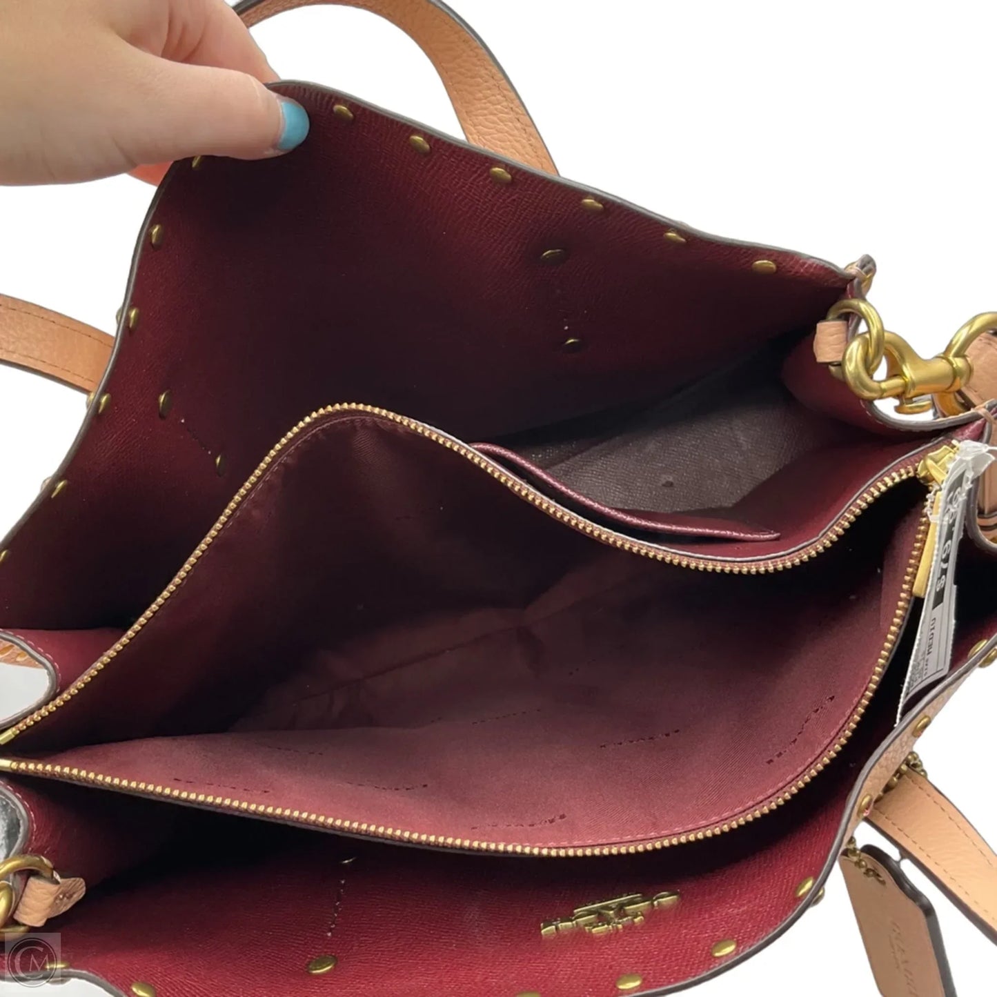 Handbag Designer By Coach, Size: Medium