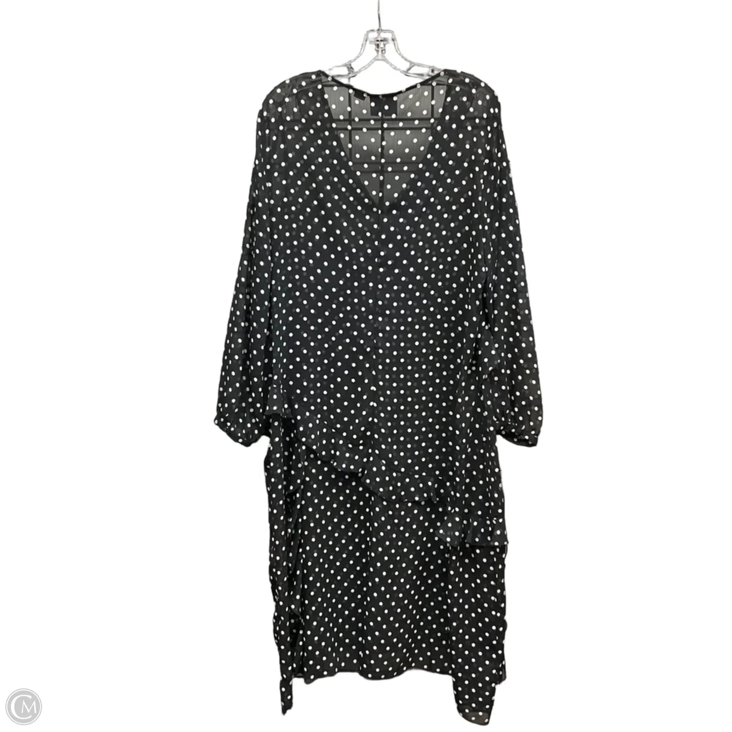 Dress Casual Maxi By Maeve In Polkadot Pattern, Size: Xl