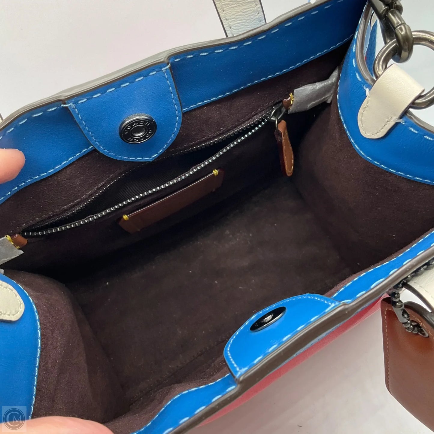 Crossbody Designer By Coach, Size: Medium