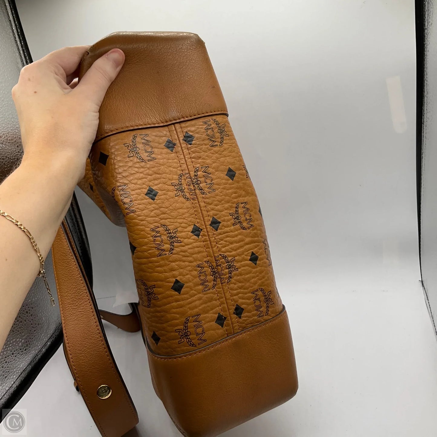 Handbag Luxury Designer By Mcm, Size: Large