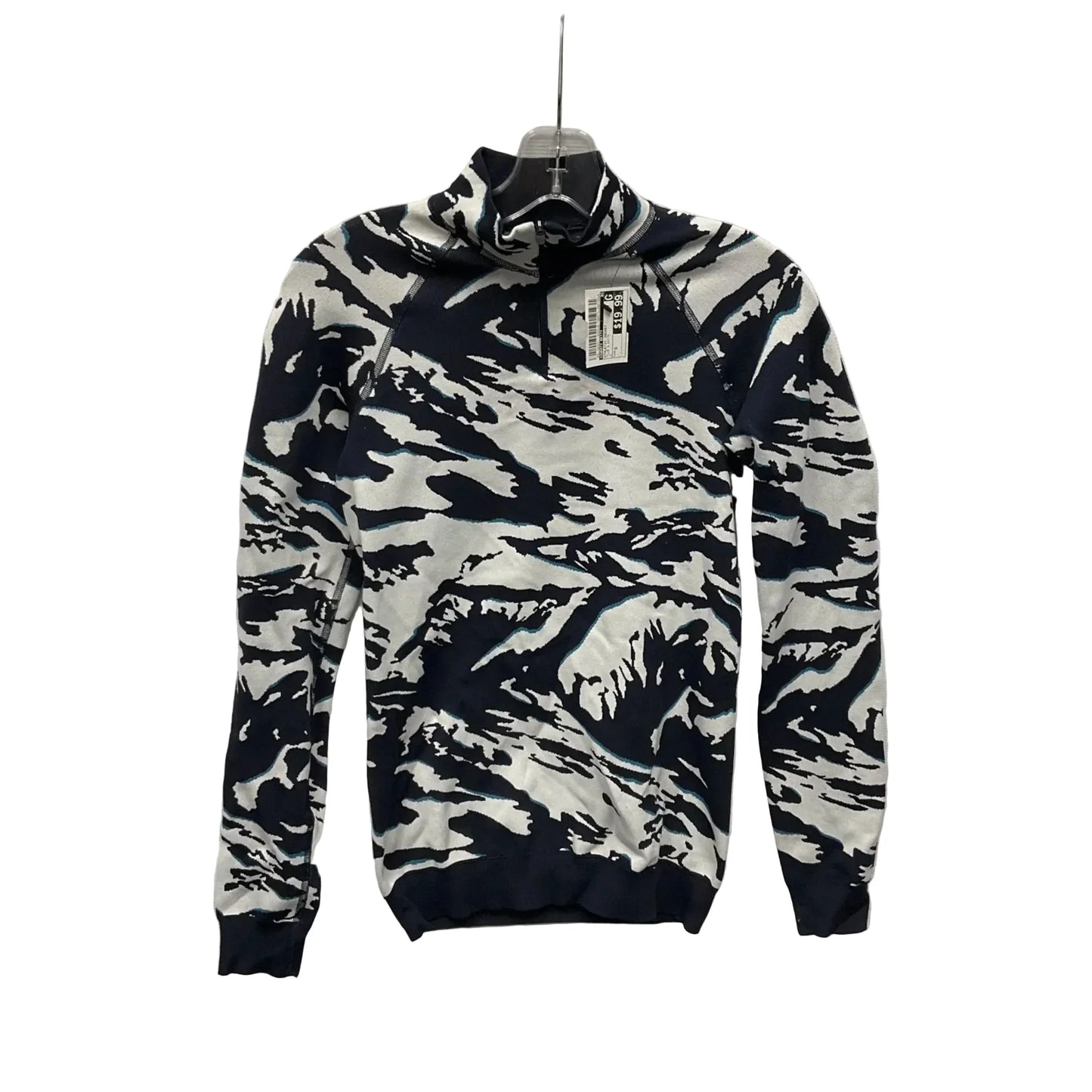 Athletic Jacket By Sweaty Betty In Blue & White, Size: S