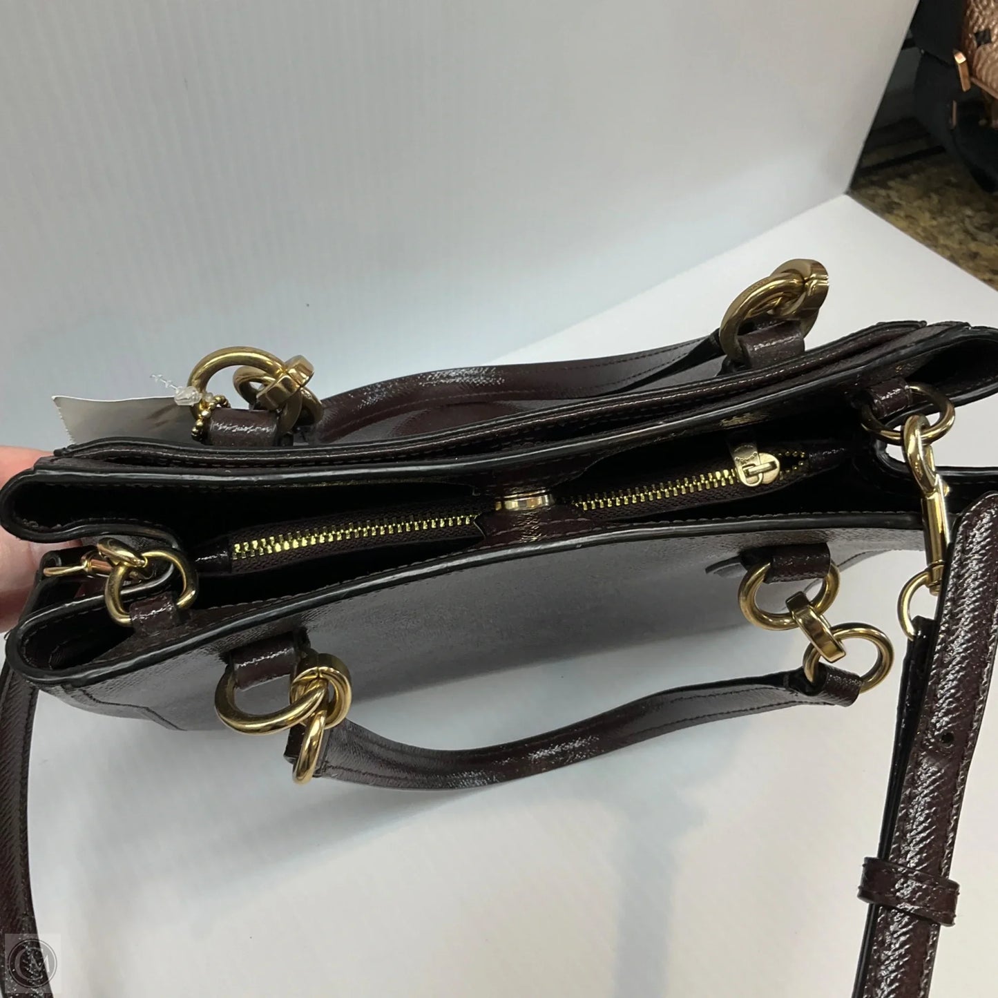 Crossbody Designer By Coach, Size: Medium