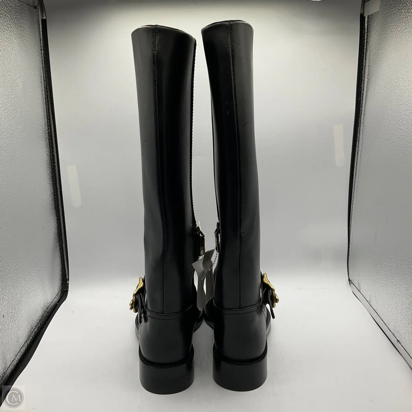 Boots Designer By Coach In Black, Size: 6