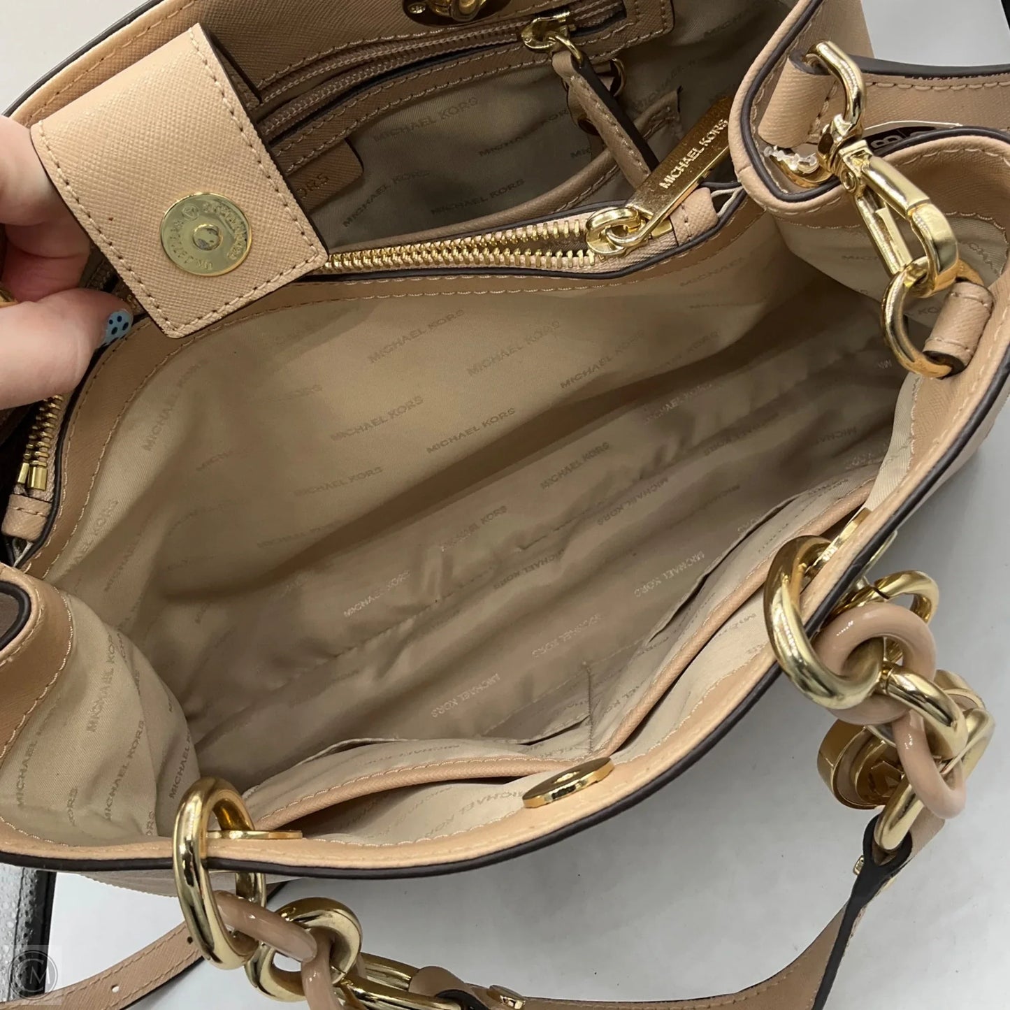 Handbag Designer By Michael Kors, Size: Large