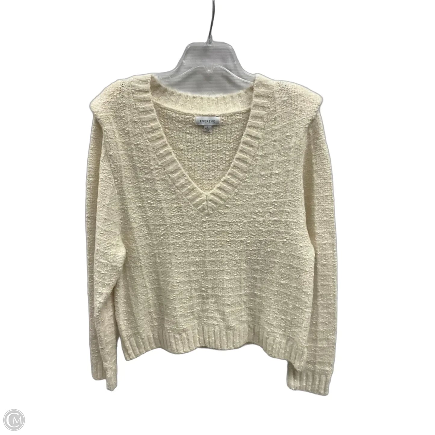 Sweater By Evereve In Beige, Size: L
