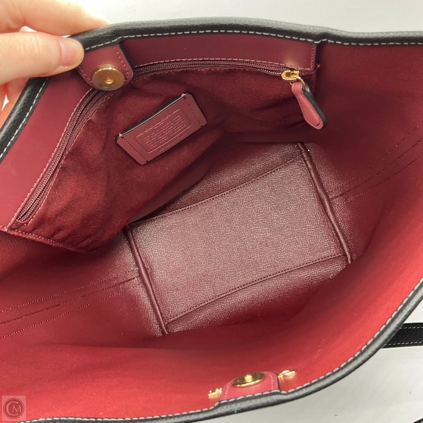 Handbag Designer By Coach, Size: Medium