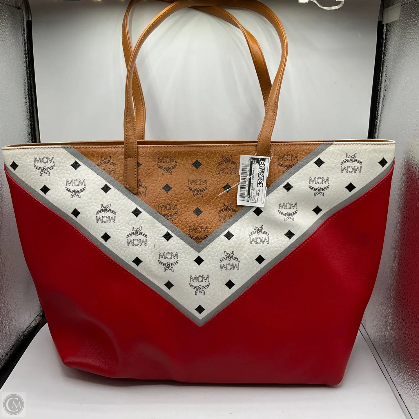 Handbag Luxury Designer By Mcm, Size: Large