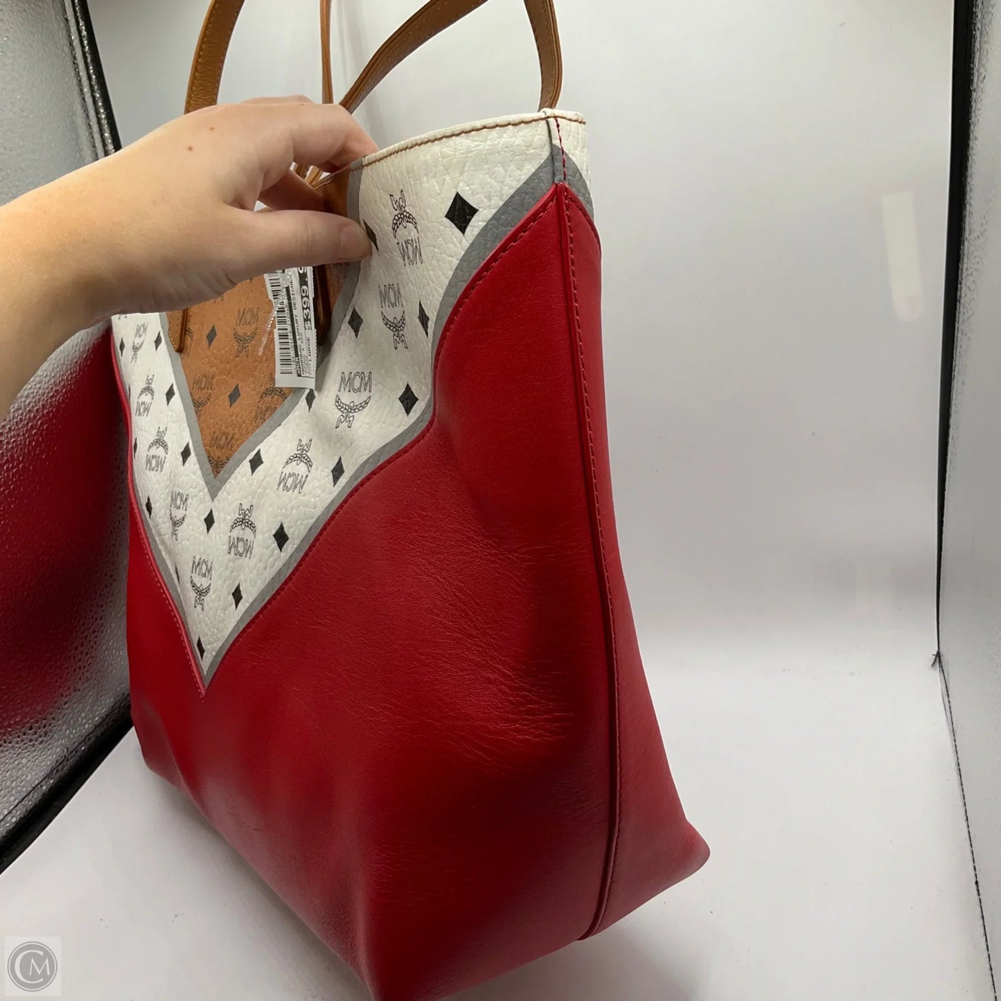 Handbag Luxury Designer By Mcm, Size: Large