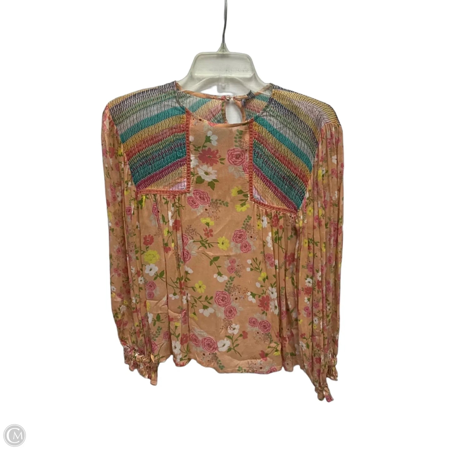 Top Long Sleeve By Bl-nk In Floral Print, Size: S