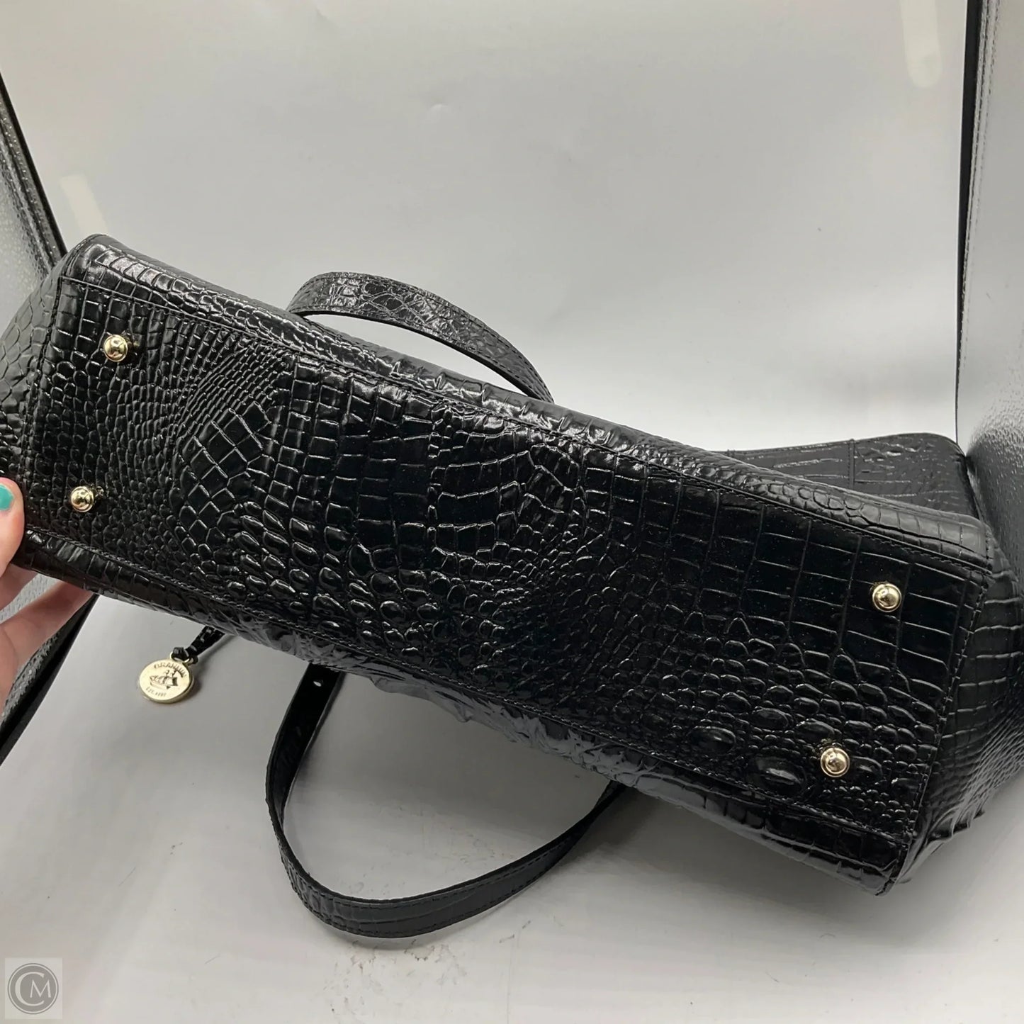 Handbag Designer By Brahmin, Size: Large