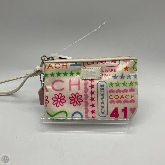 Wristlet Designer By Coach, Size: Small