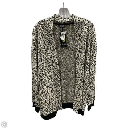 Cardigan By Jones And Co In Animal Print, Size: 2x