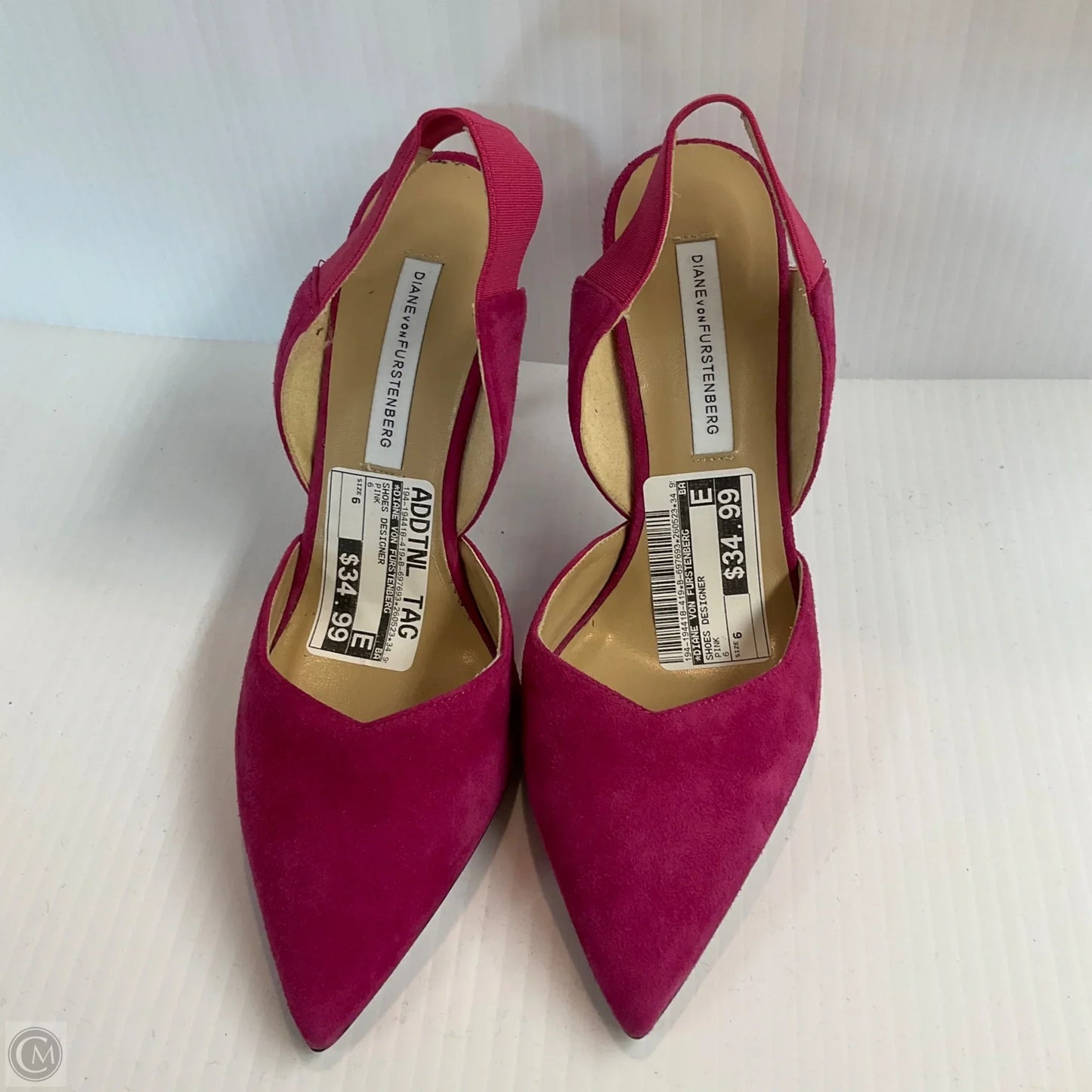 Shoes Designer By Diane Von Furstenberg In Pink, Size: 6