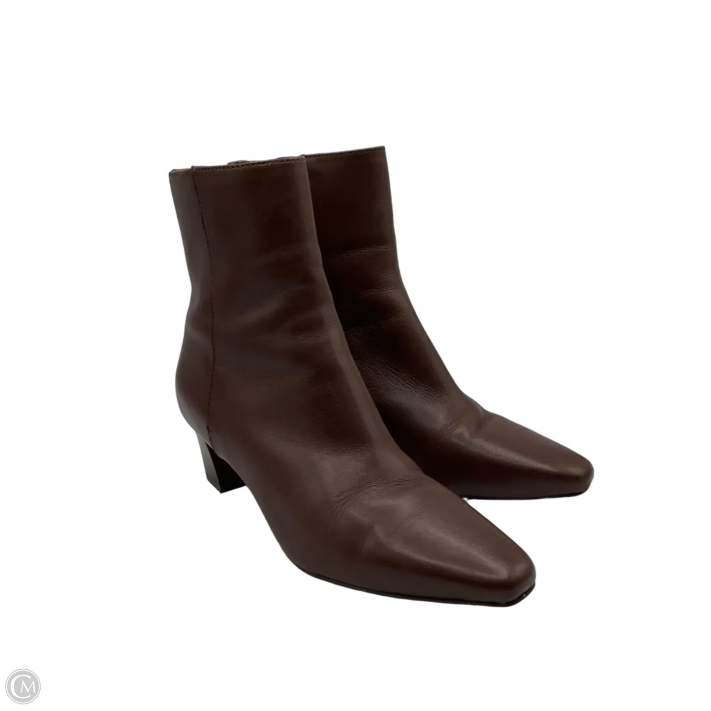 Boots Ankle Heels By Ralph Lauren In Brown, Size: 8.5