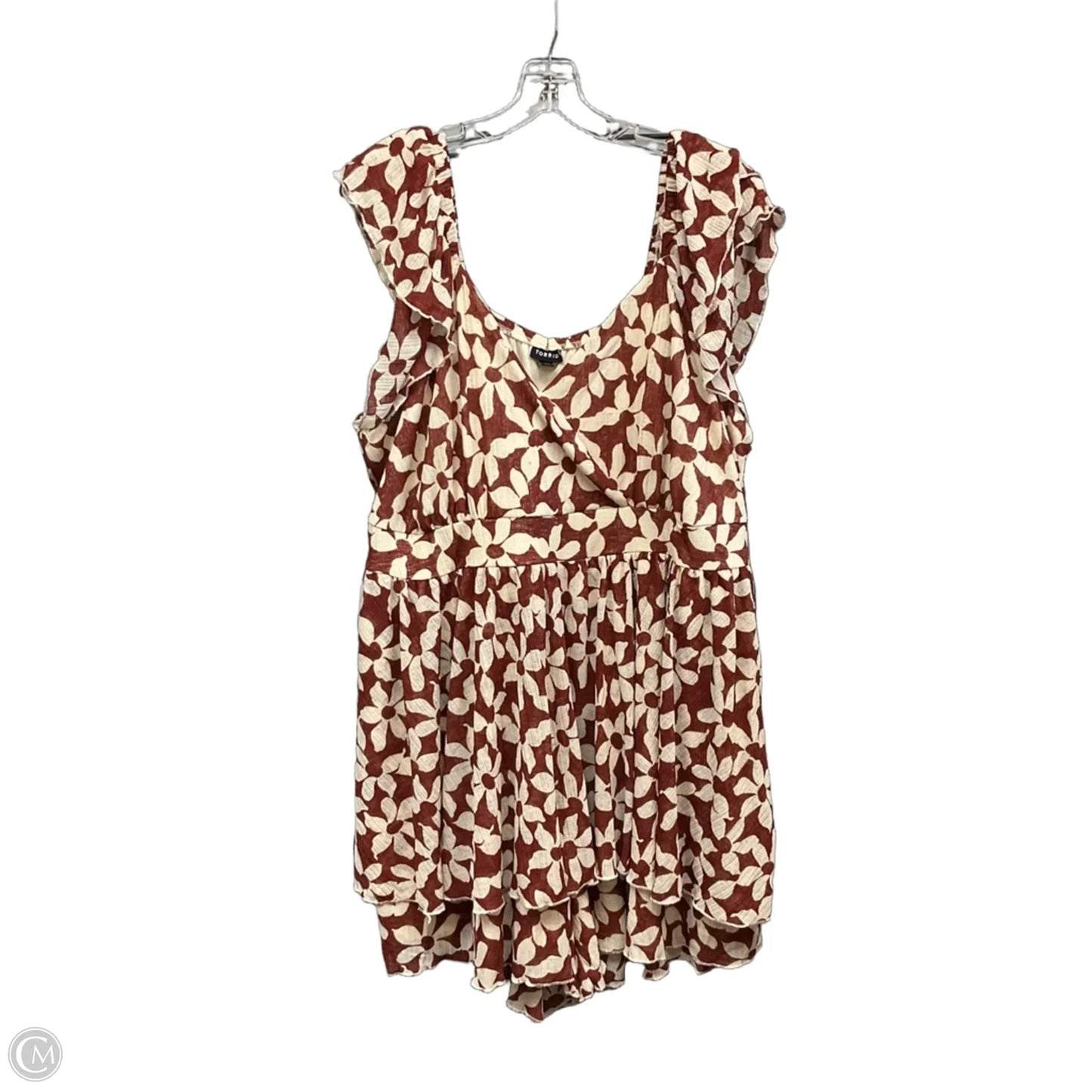 Dress Casual Midi By Torrid In Floral Print, Size: 2x