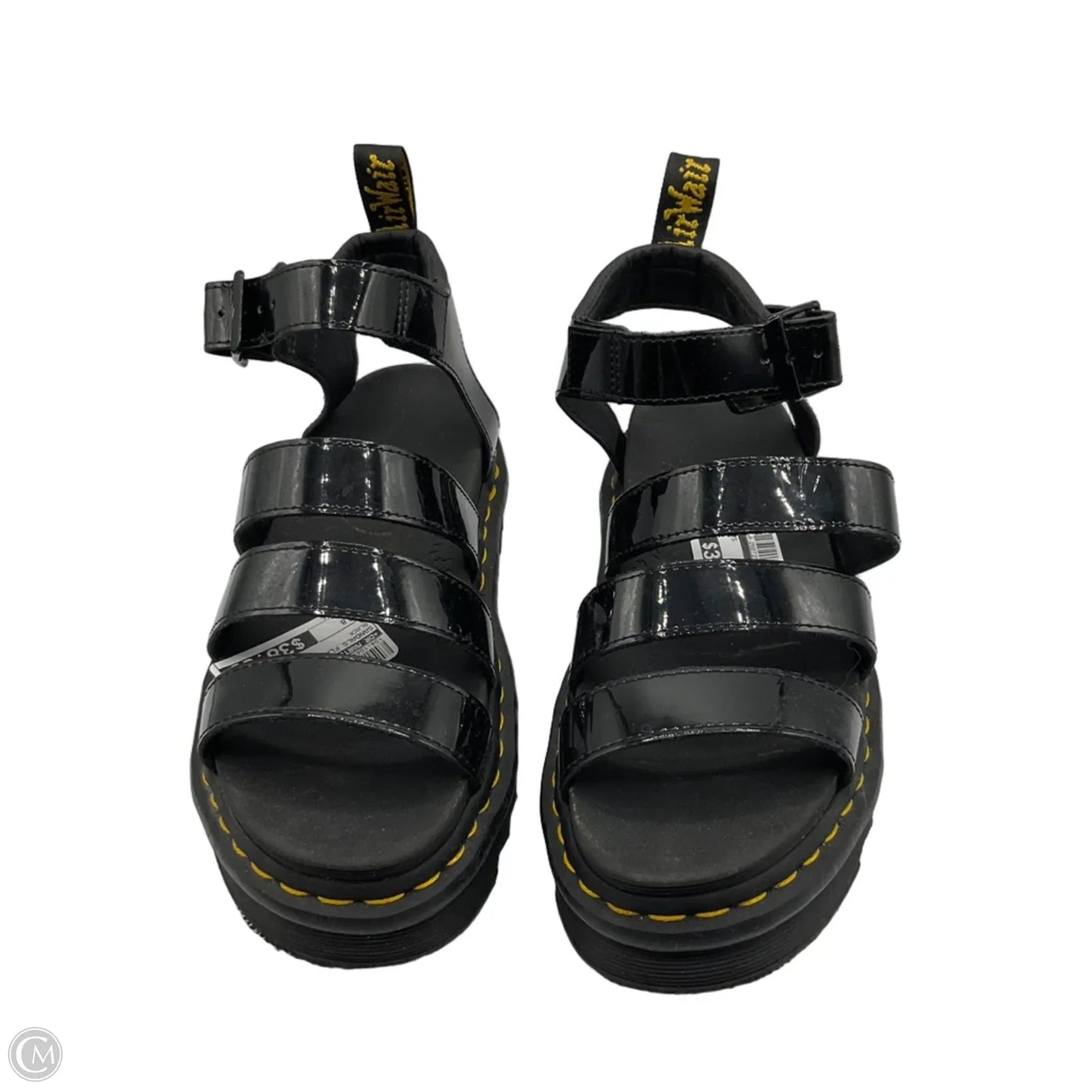 Sandals Flats By Dr Martens In Black, Size: 8