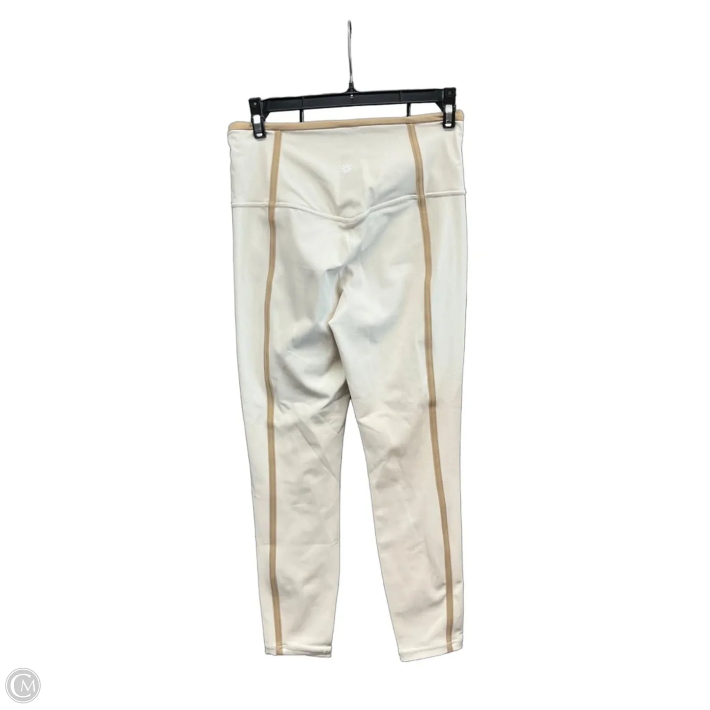 Athletic Leggings By Athlefit In Cream, Size: S