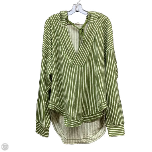 Sweatshirt Hoodie By Pilcro In Green, Size: Xl
