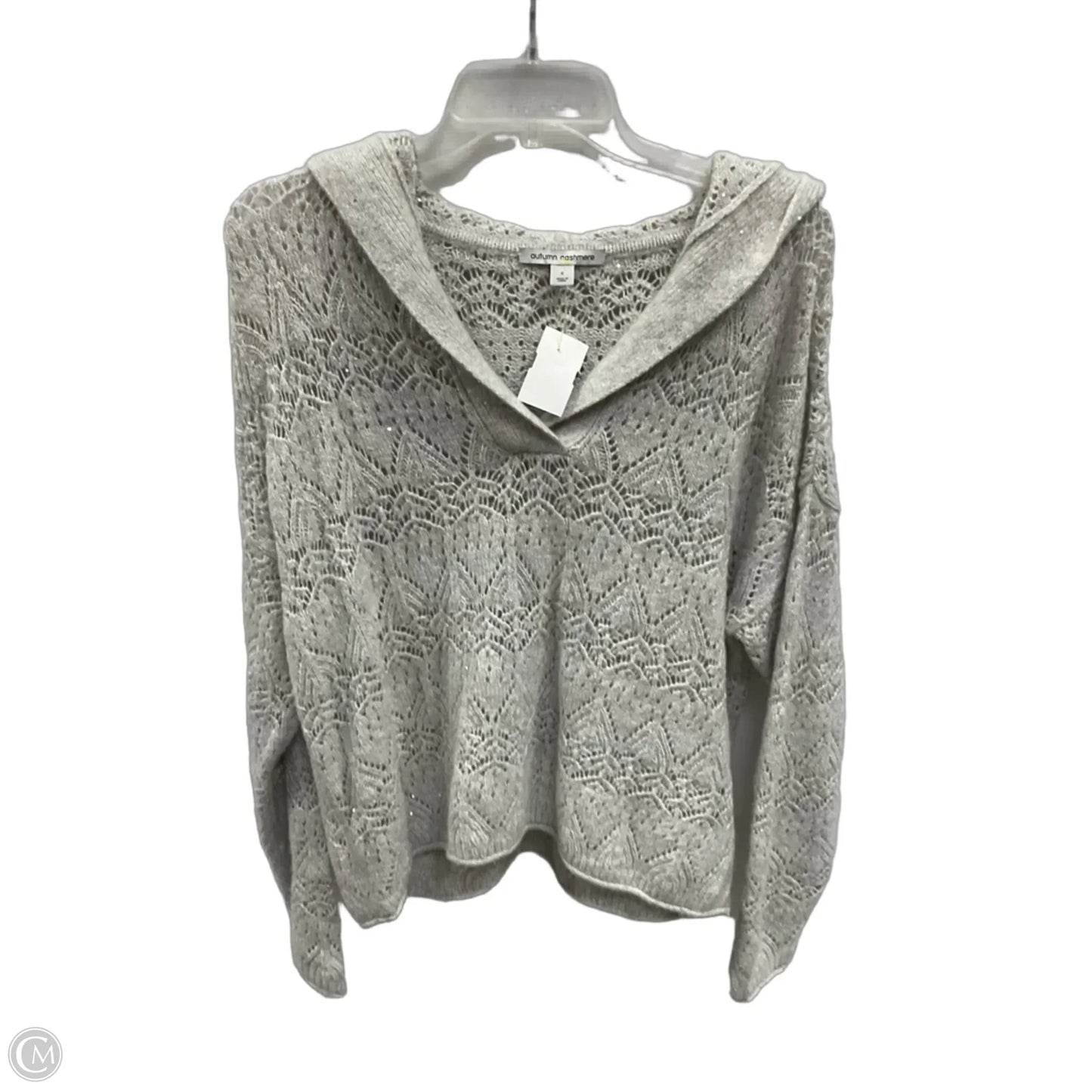 Sweater By Autumn Cashmere In Grey, Size: S