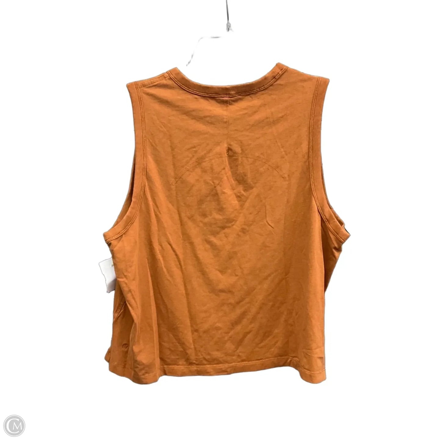 Athletic Tank Top By Lululemon In Orange, Size: 12