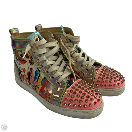 Shoes Luxury Designer By Christian Louboutin In Multi-colored, Size: 38