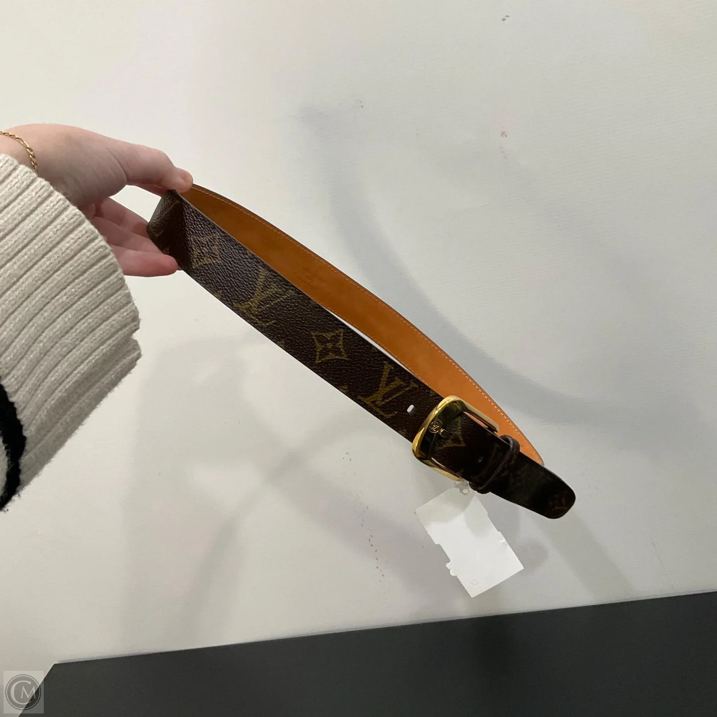 Belt Luxury Designer By Louis Vuitton, Size: Small