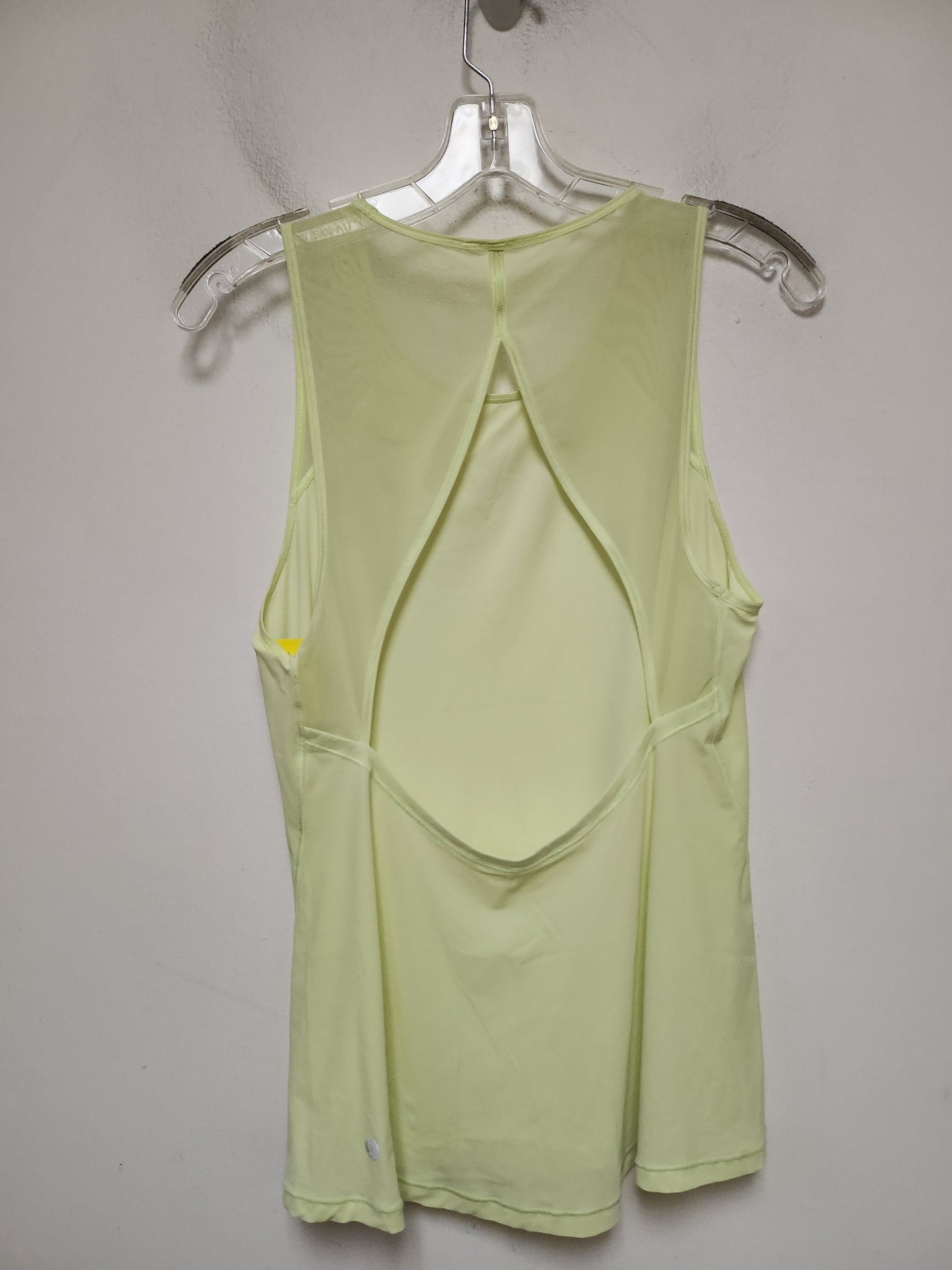 Athletic Tank Top By Lululemon In Chartreuse, Size: S