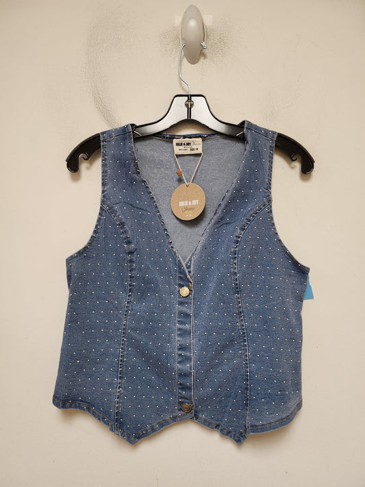 Top Sleeveless By Clothes Mentor In Blue Denim, Size: Xl