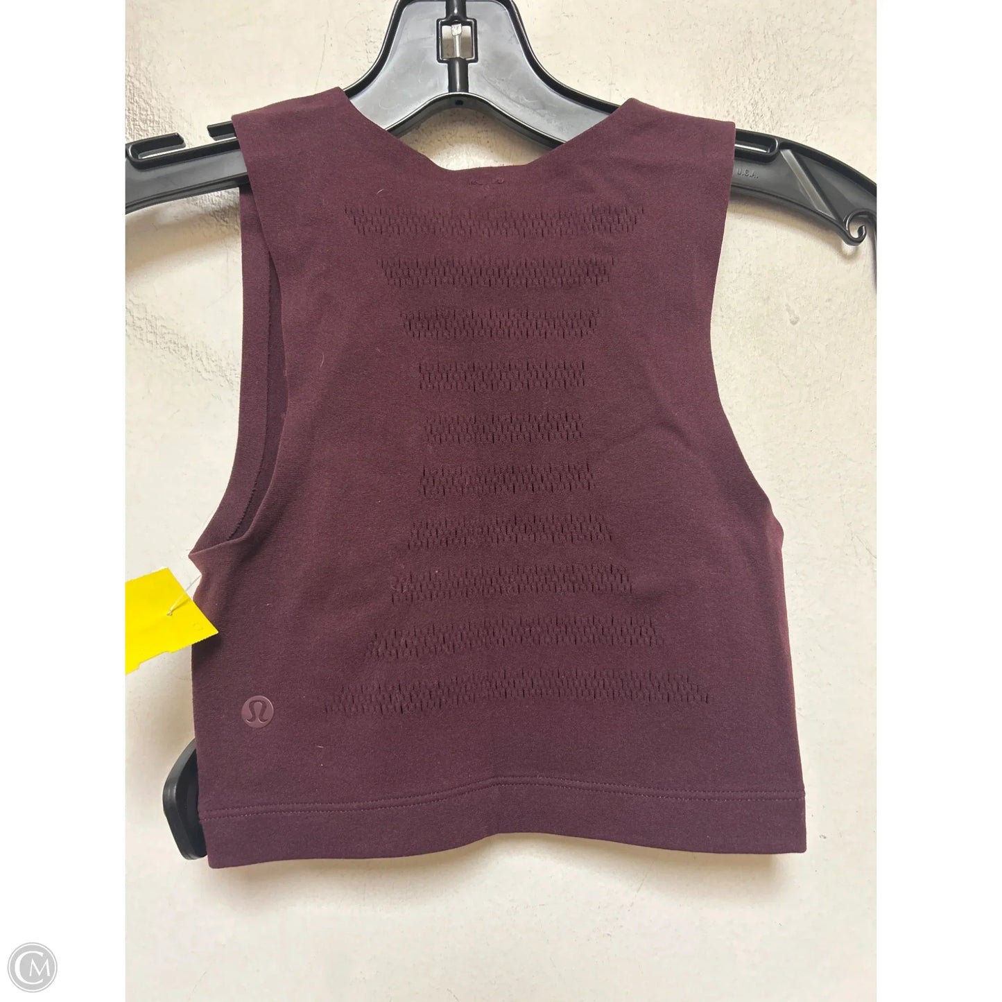 Athletic Bra By Lululemon In Maroon, Size: Xs