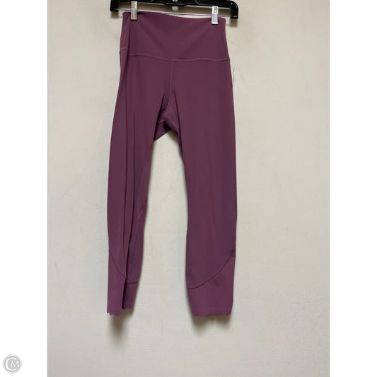 Athletic Pants By Lululemon In Purple, Size: Xs