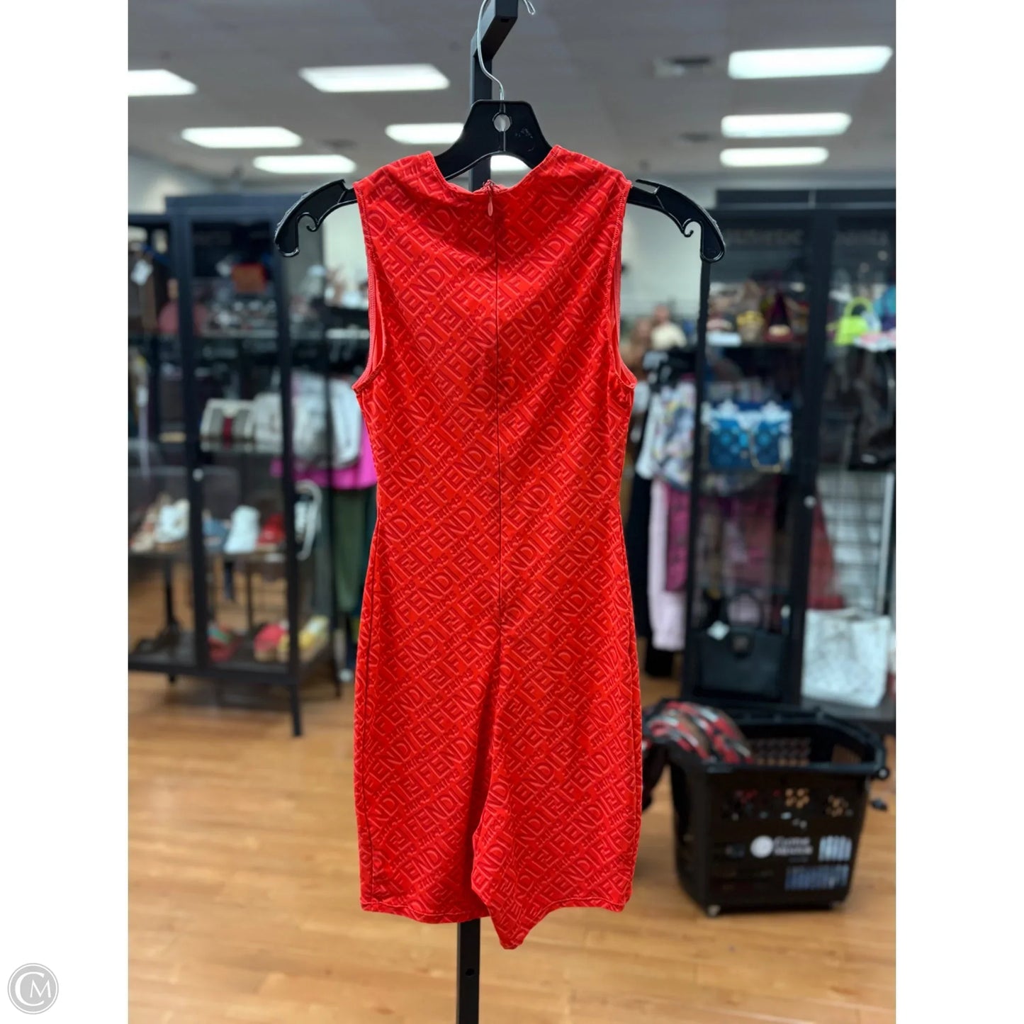 Romper Luxury Designer By Fendi In Orange, Size: S