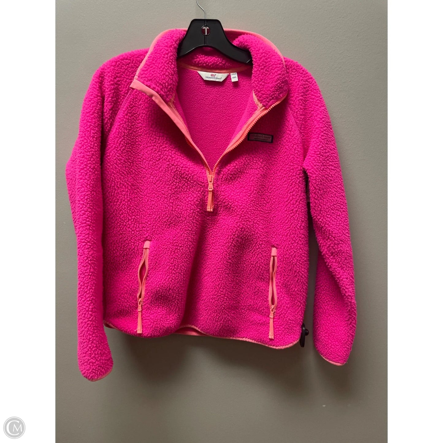 Jacket Fleece By Vineyard Vines In Pink, Size: Xxs