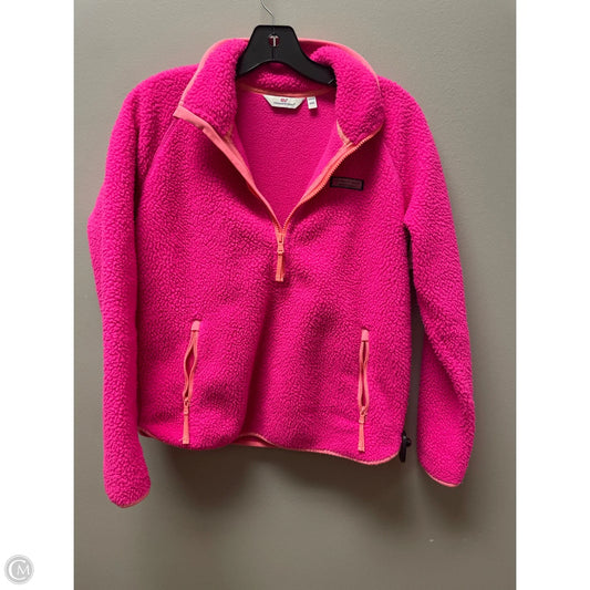 Jacket Fleece By Vineyard Vines In Pink, Size: Xxs