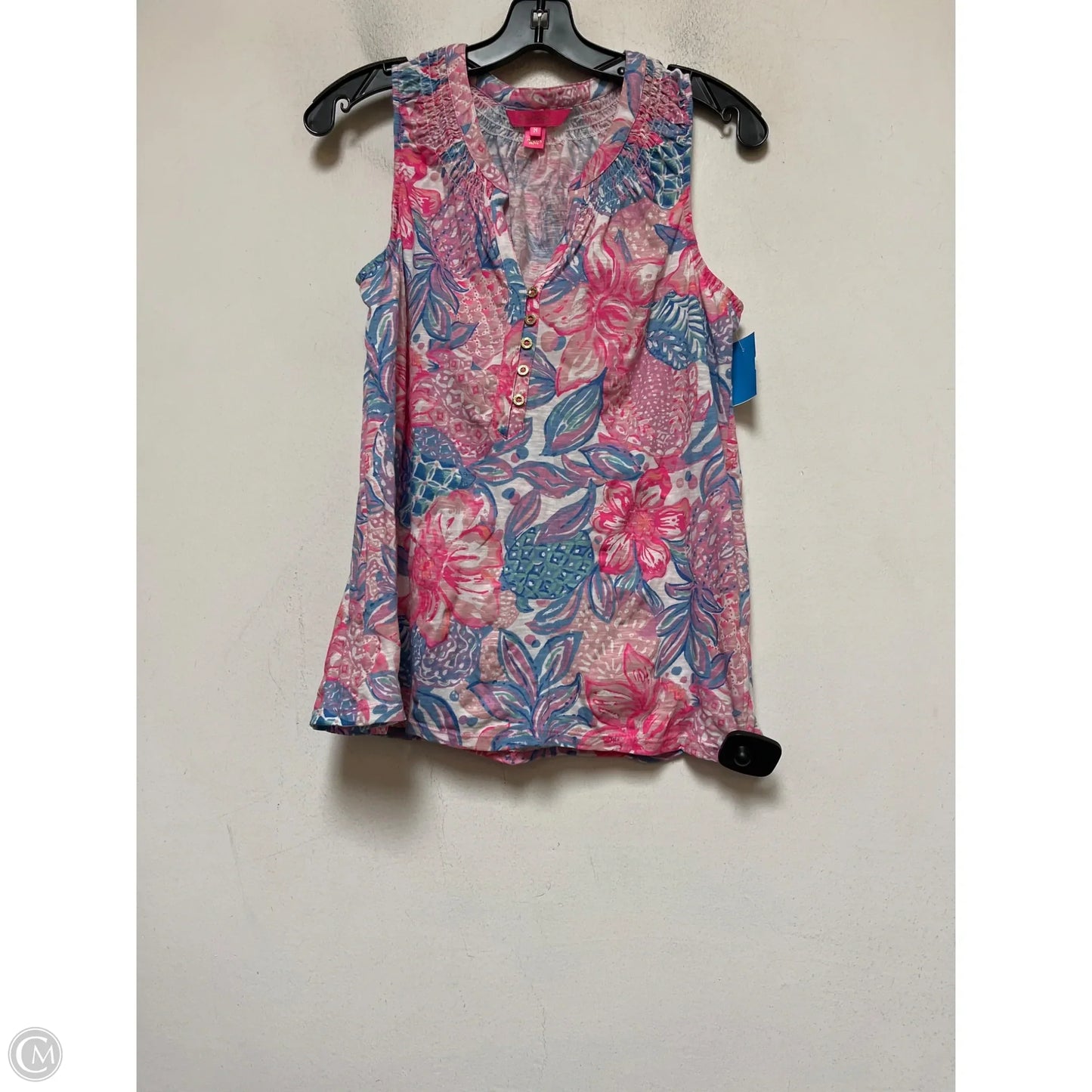 Top Sleeveless Designer By Lilly Pulitzer In Multi-colored, Size: M